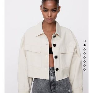 Zara cropped jacket